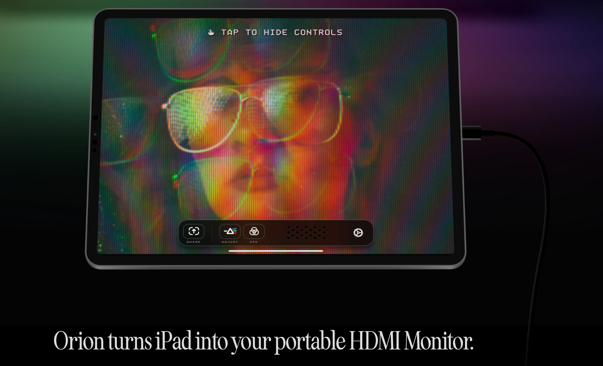 Orion Turns the iPad into an HDMI Monitor